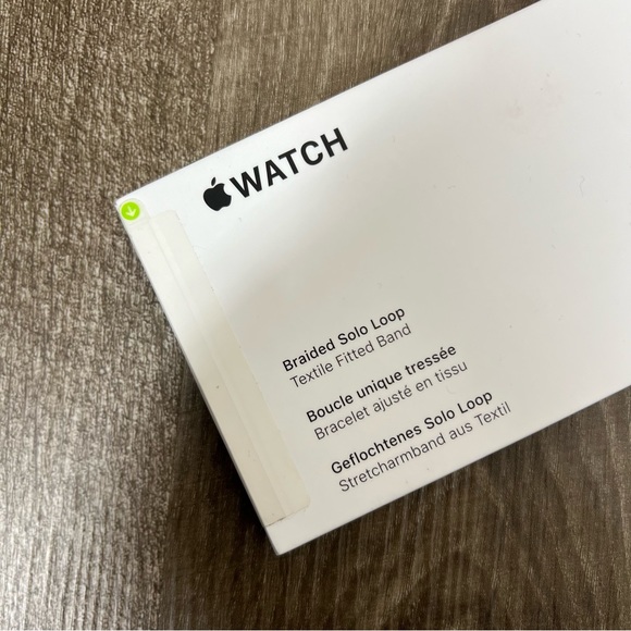 Apple Atlantic Blue 40mm Braided Solo Loop Watch Band - Picture 3 of 7